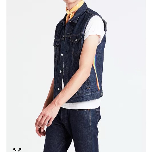 Levi's Other - Levi's Indigo Denim Special Edition Pride Vest
